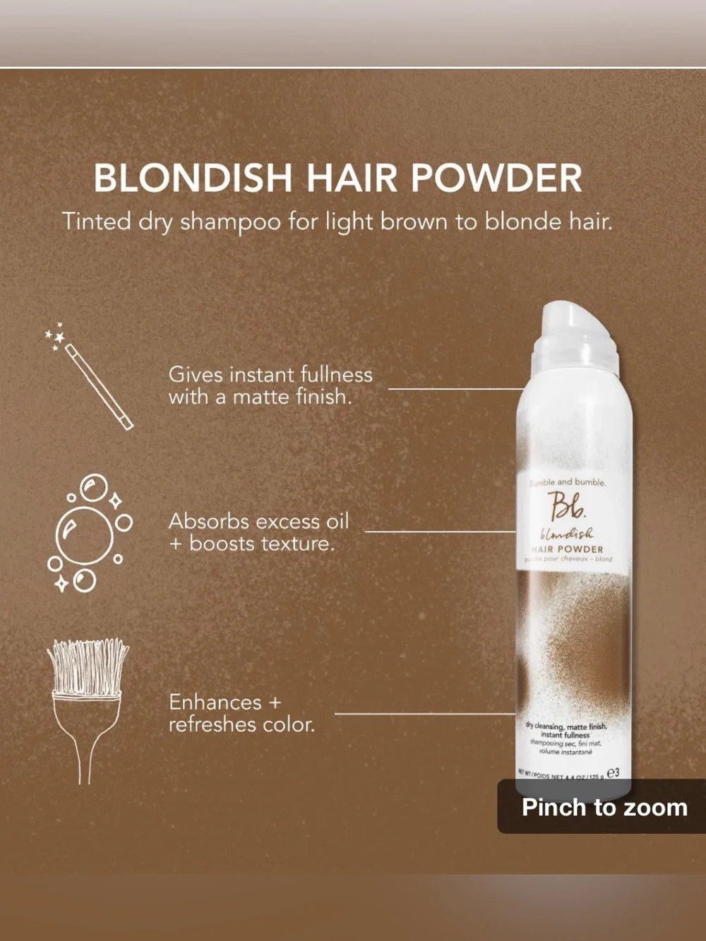 Bumble & Bumble Blondish Dry Shampoo Hair Powder